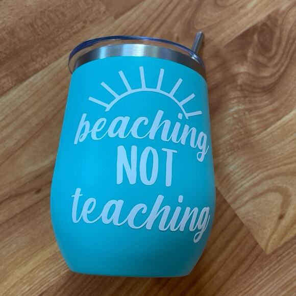 Beaching not Teaching small‎ Tumbler - Picture 1 of 3